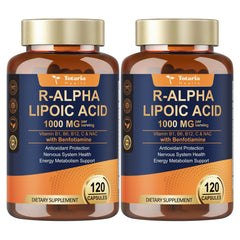 Totaria R-ALA 1000mg bottle front showing premium nerve support formula