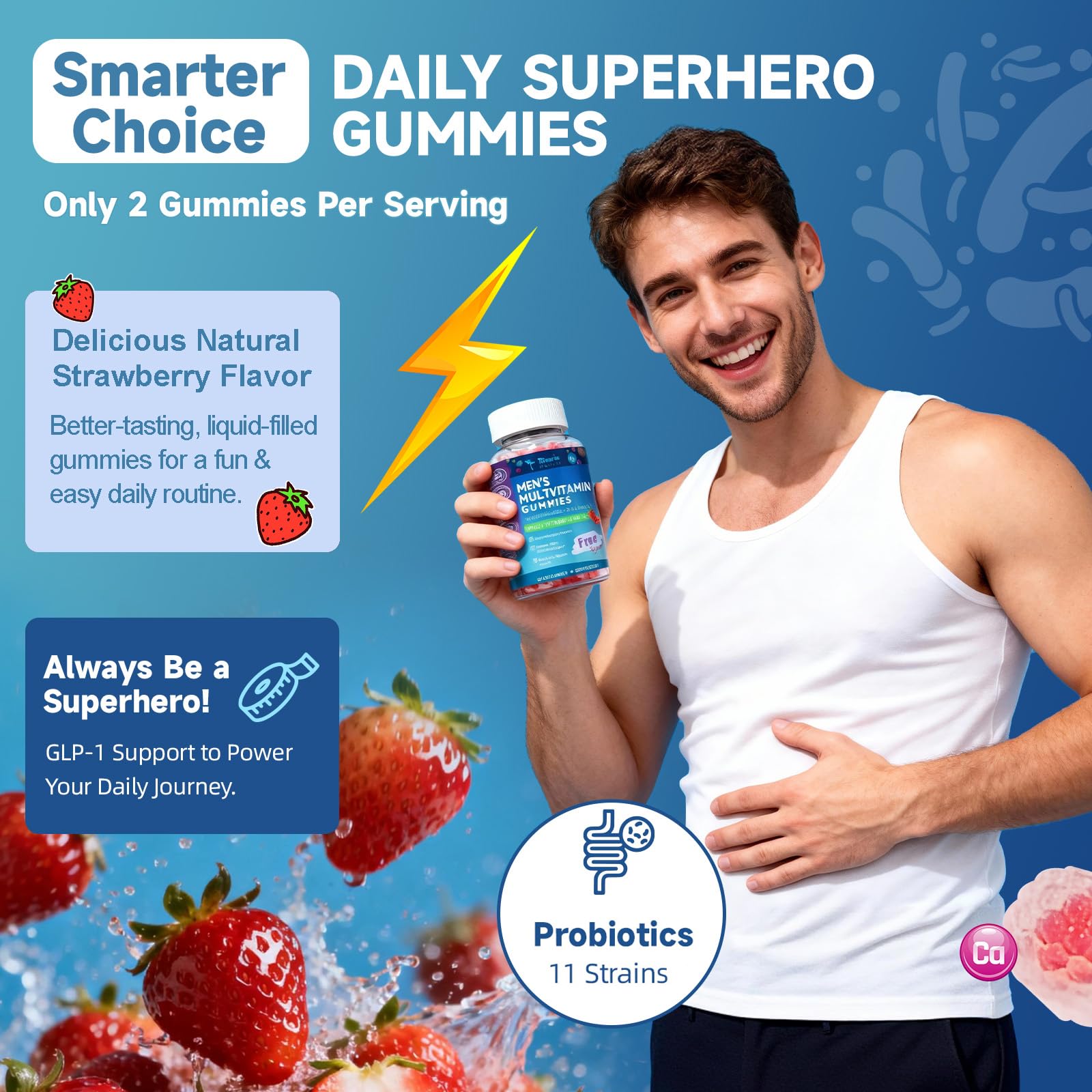 Totaria serving two gummies per day visual suggests easy daily routine