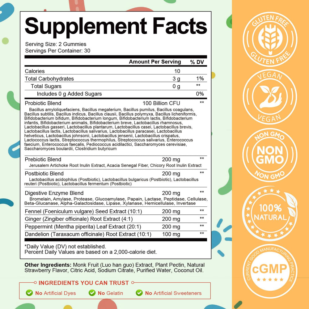 Totaria Gummies Servings on shelf hint at convenient daily routine for digestion