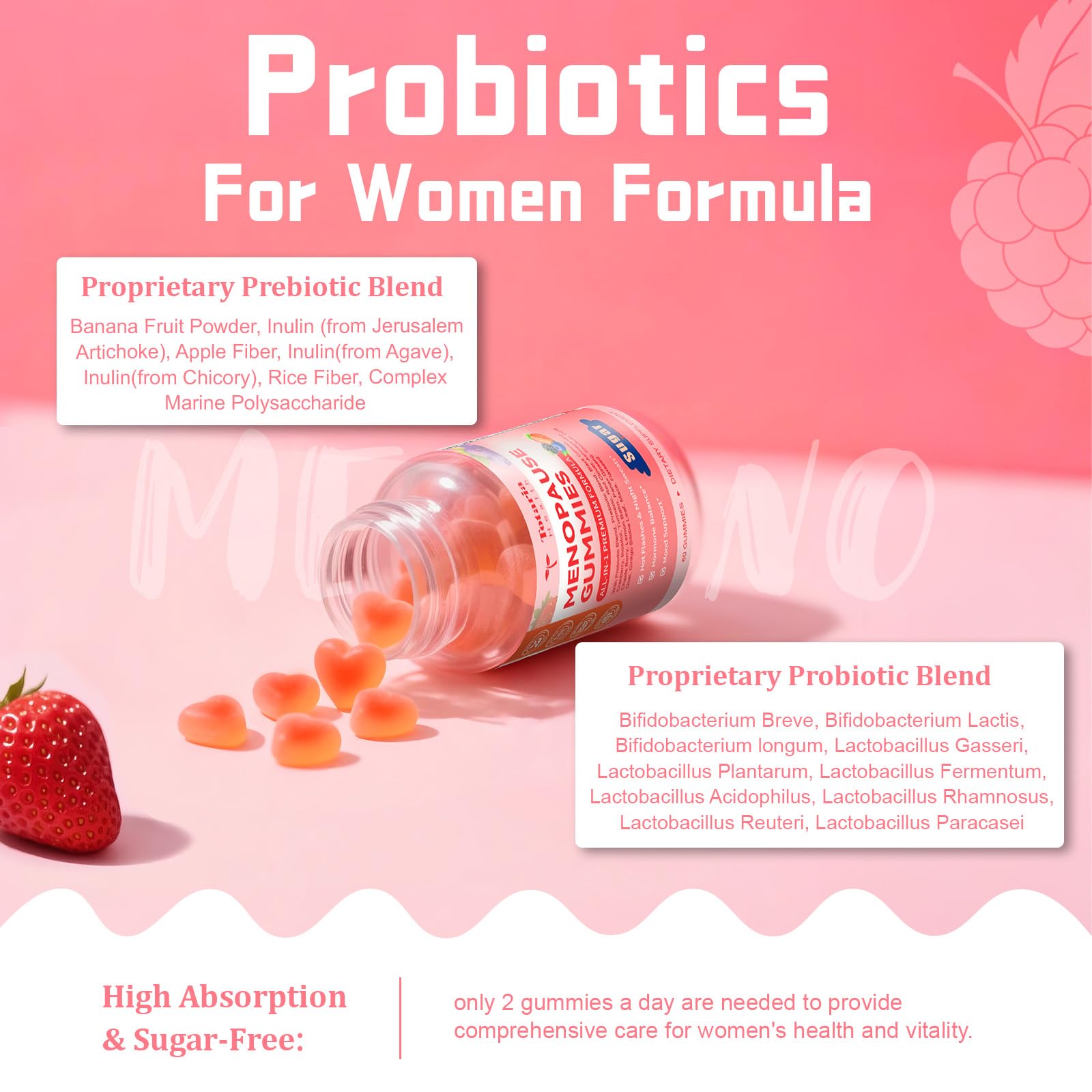 Totaria Sugar Free Menopause Gummies box emphasizes all-in-one wellness for hormonal balance.