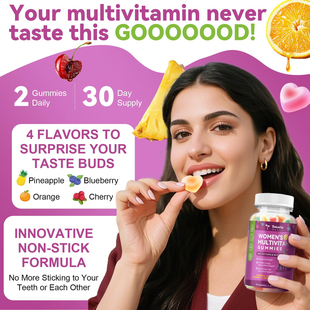 Totaria upgraded core nutrient delivery gummy center visual