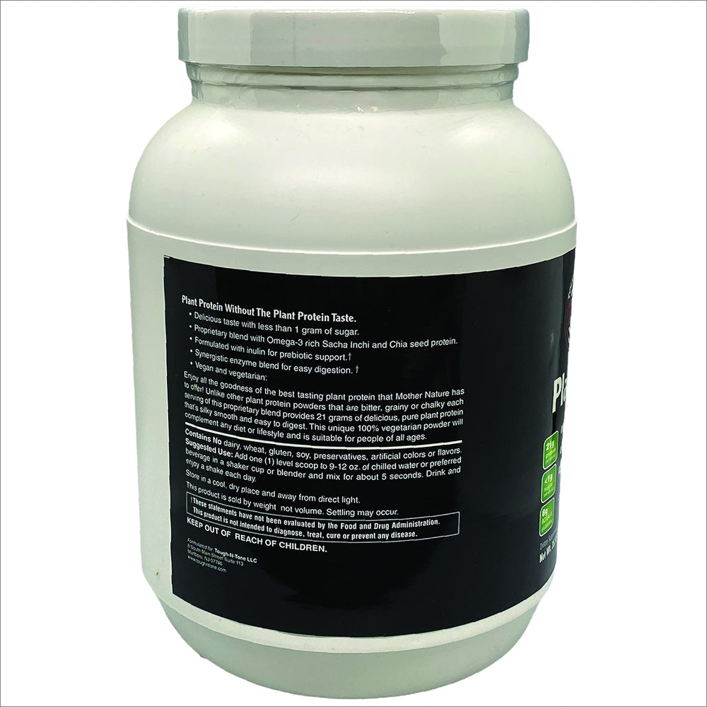 TOUGH-N-TONE blend with pea, cranberry, chia and Sacha Inchi for complete plant protein