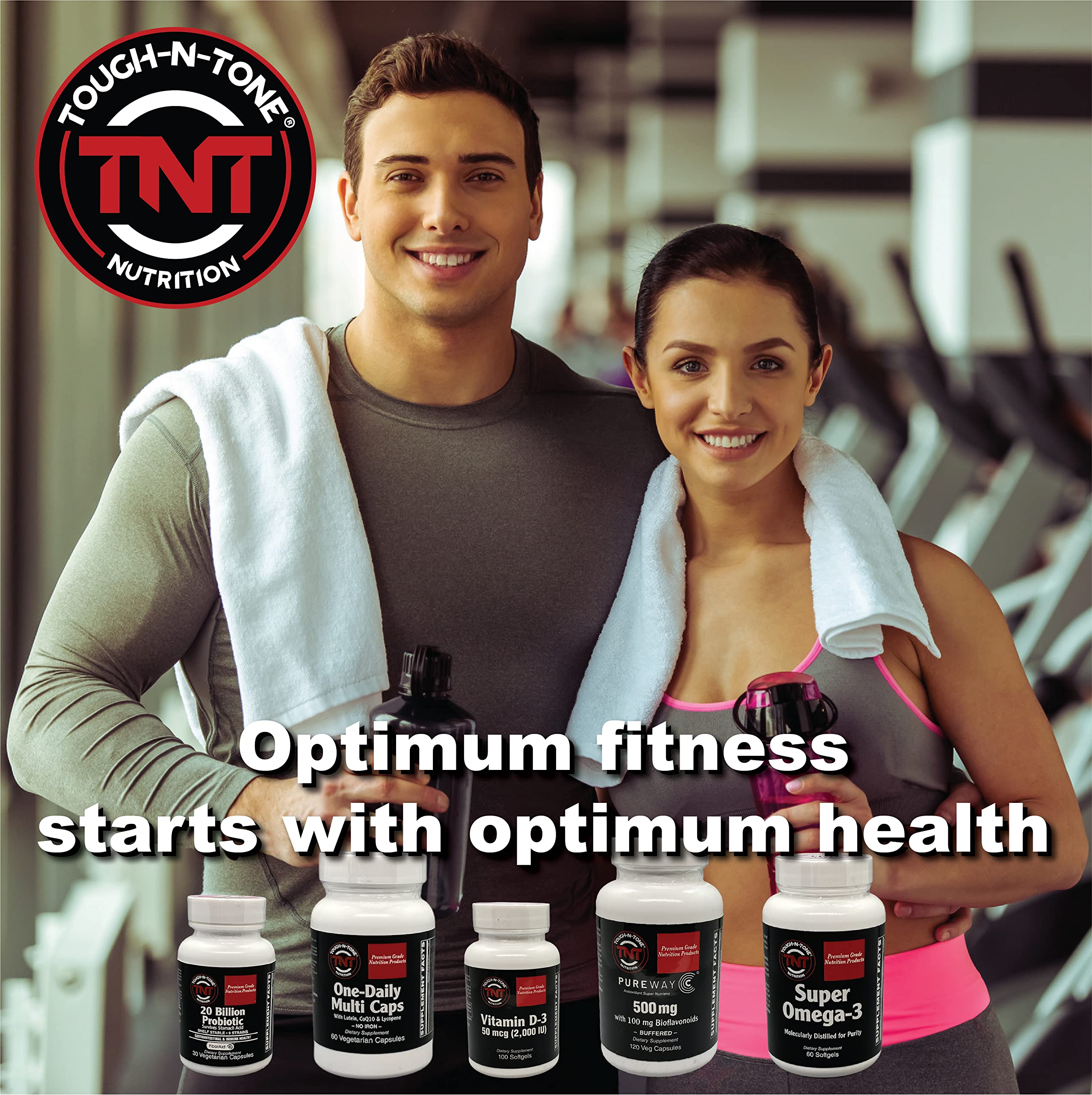 TOUGH-N-TONE vanilla shake served with ice, ideal after workouts