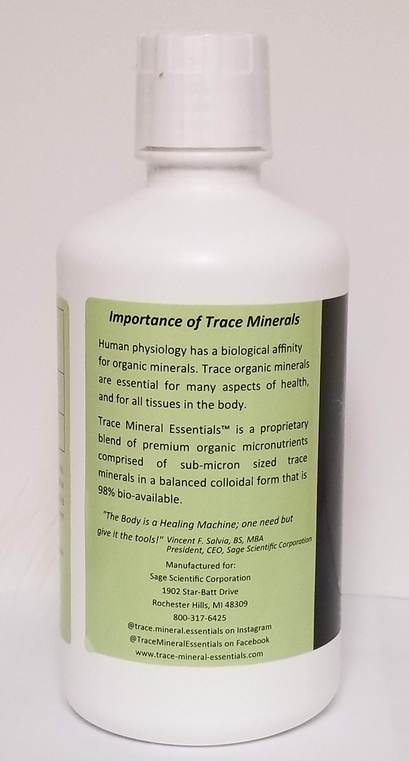 Trace Mineral Essentials pour into glass demonstrating easy daily intake.