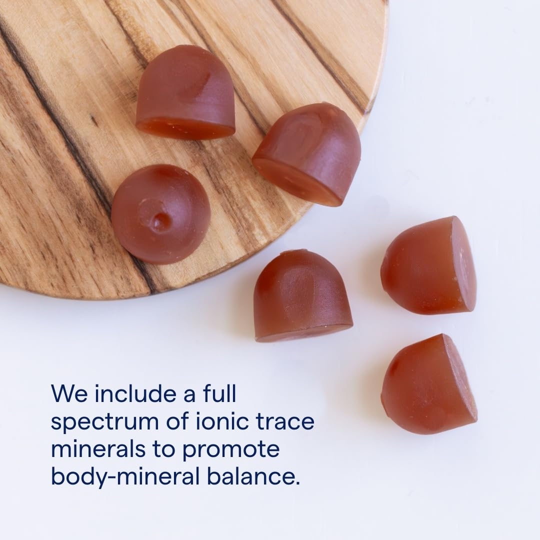 Trace Minerals Ashwagandha label detail with ingredients and serving size