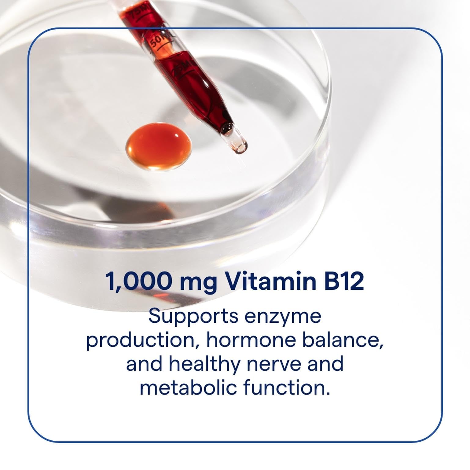 Trace Minerals B12 bottle label showing 1000 mcg per serving.