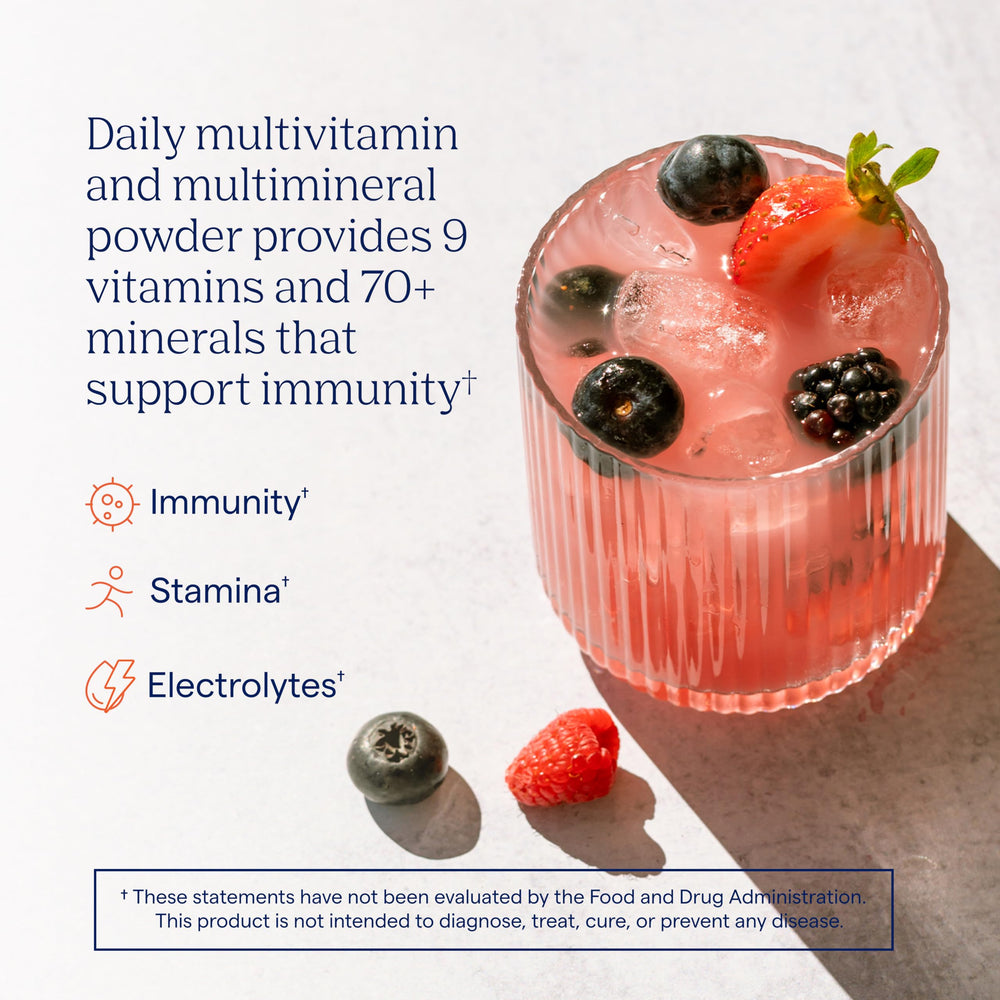 Trace Minerals Berry Power Pak single-serve packets ready for on-the-go support