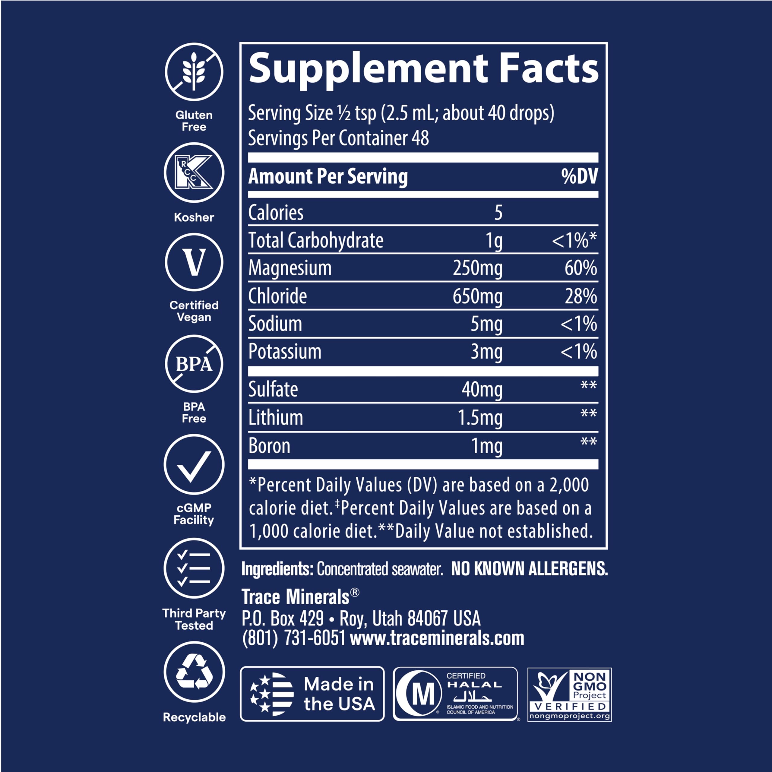 Trace Minerals ConcenTrace daily-use cup ready for hydration routine