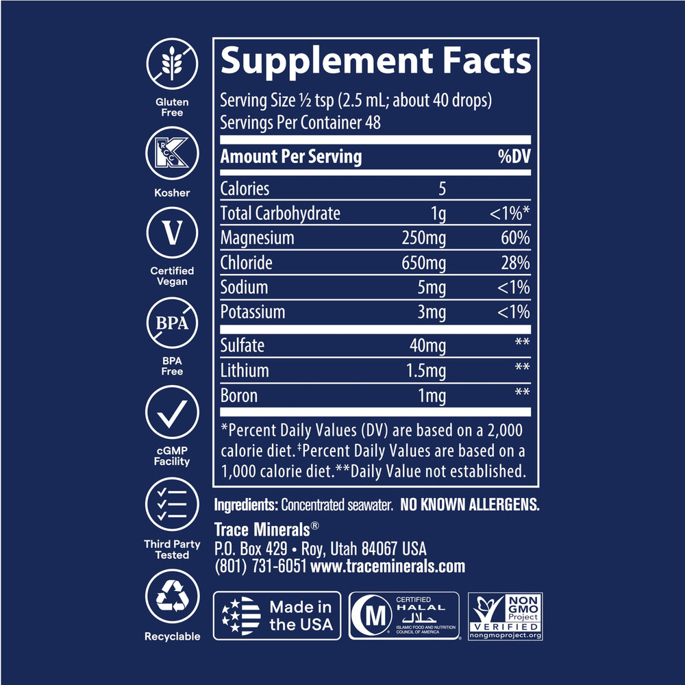 Trace Minerals ConcenTrace daily-use cup ready for hydration routine