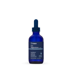 Trace Minerals Ionic Magnesium bottle pour showing a simple daily dose for energy support