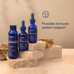 Trace Minerals Ionic Zinc non-flavored liquid ready to mix into drinks.