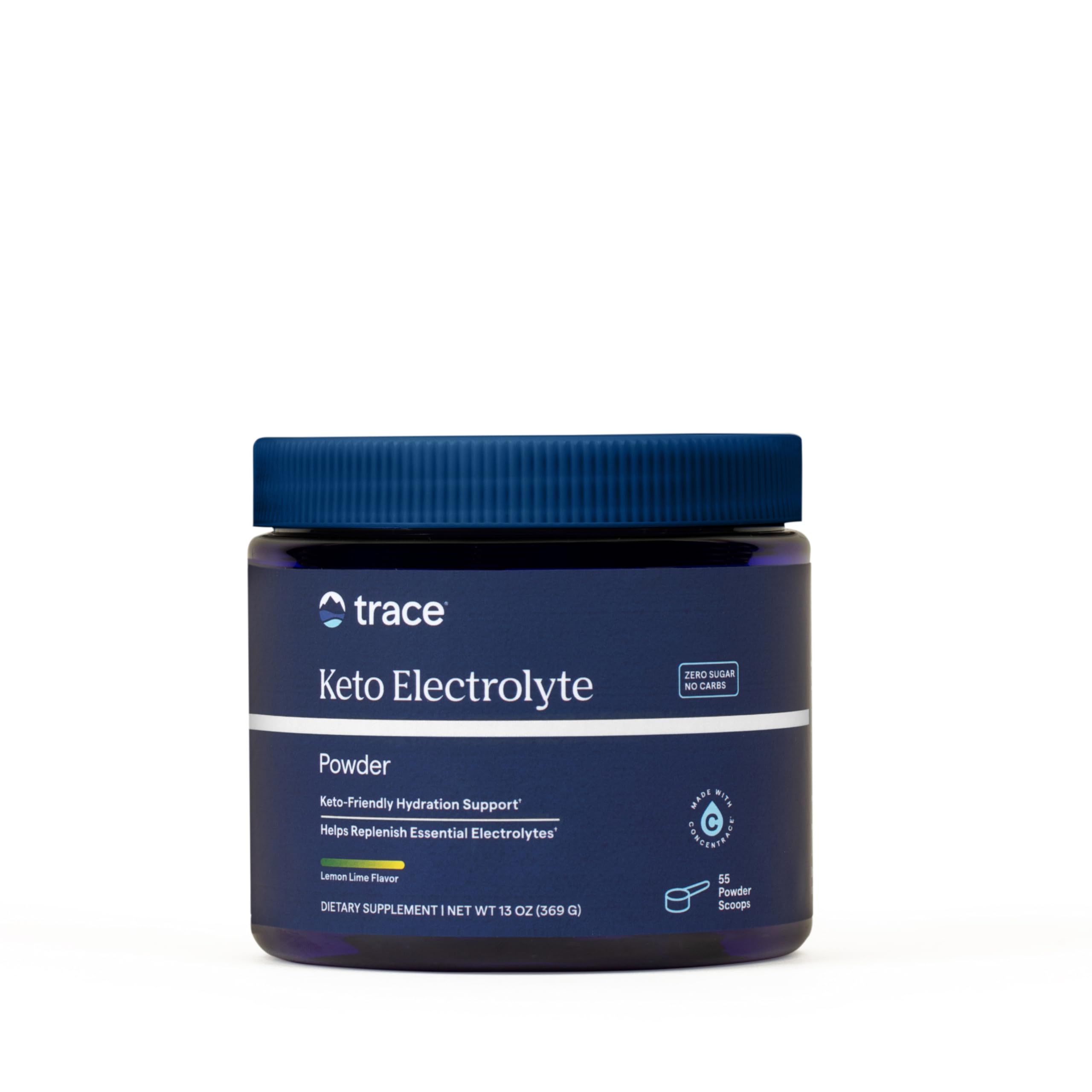 Trace Minerals Keto Electrolyte bottle promotes on-the-go hydration and electrolyte balance.