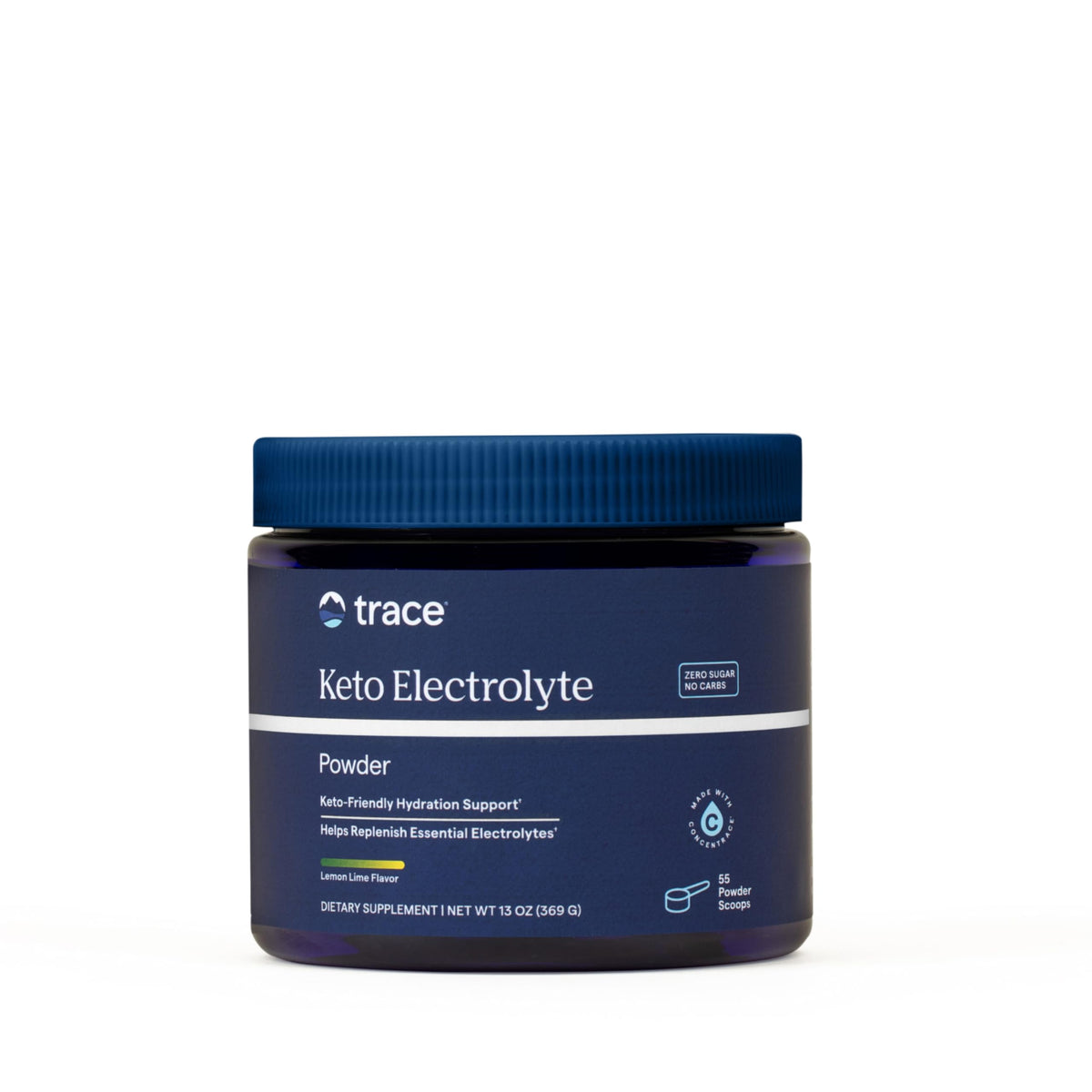 Trace Minerals Keto Electrolyte bottle promotes on-the-go hydration and electrolyte balance.