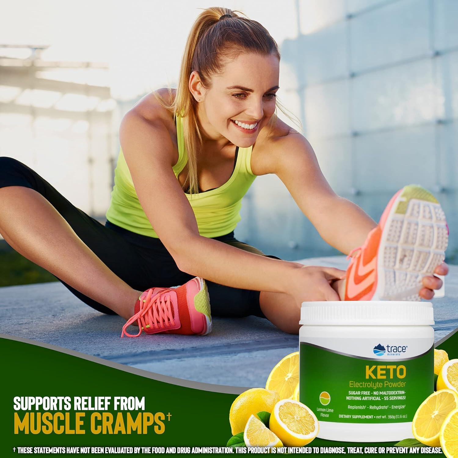 Trace Minerals Keto Electrolyte made in USA emphasizes sustainable mineral sourcing.