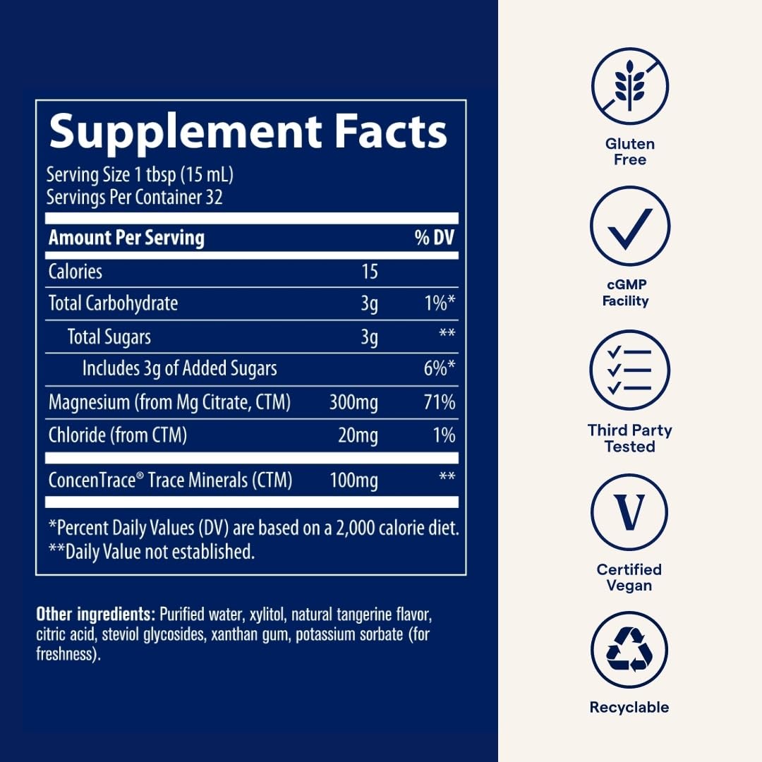 Trace Minerals packaging highlights vegan and gluten-free credentials