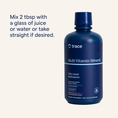 Trace Minerals Liquid Multi Vitamin-Mineral daily use scene in morning routine.