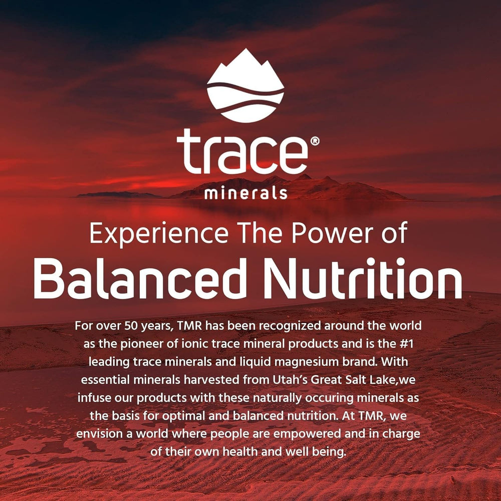 Bottle label of Trace Minerals Magnesium Chewables highlights ingredients.