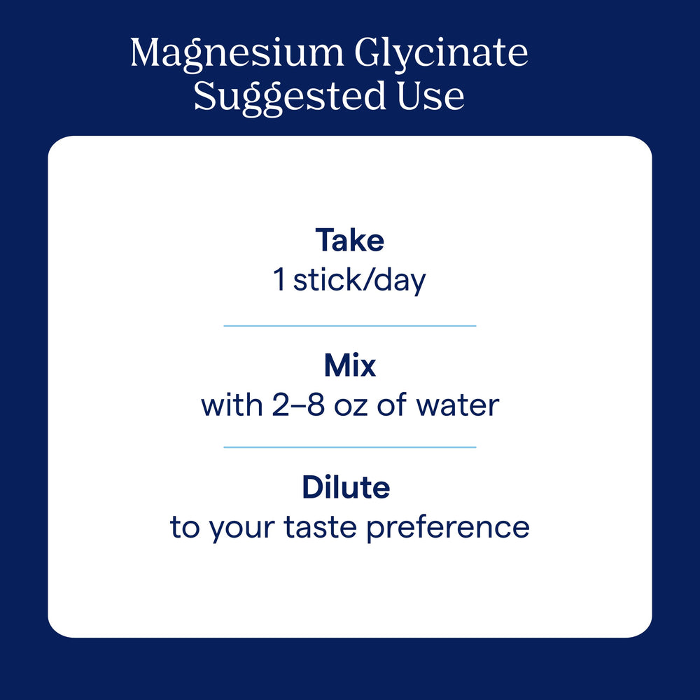 Trace Minerals Magnesium Glycinate powder being stirred to support calm muscles