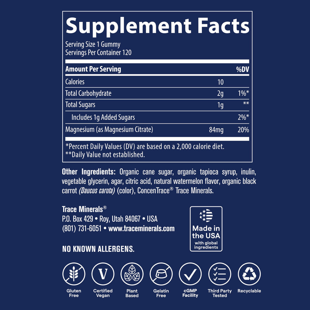 Trace Minerals Magnesium Gummies family-use scenario for after-school or bedtime routine