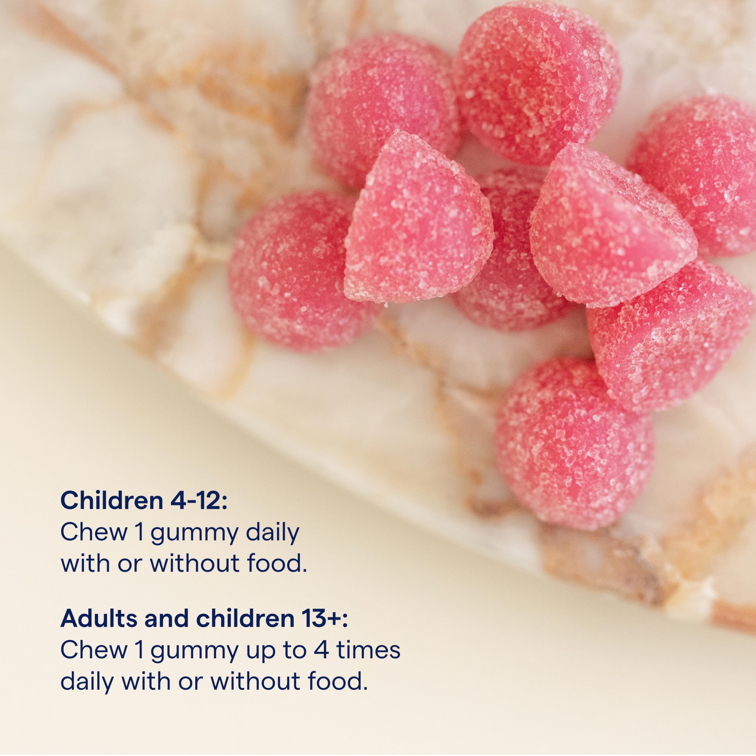 Trace Minerals Magnesium Gummies kid-dosing demonstrates daily gummy for children 4-12
