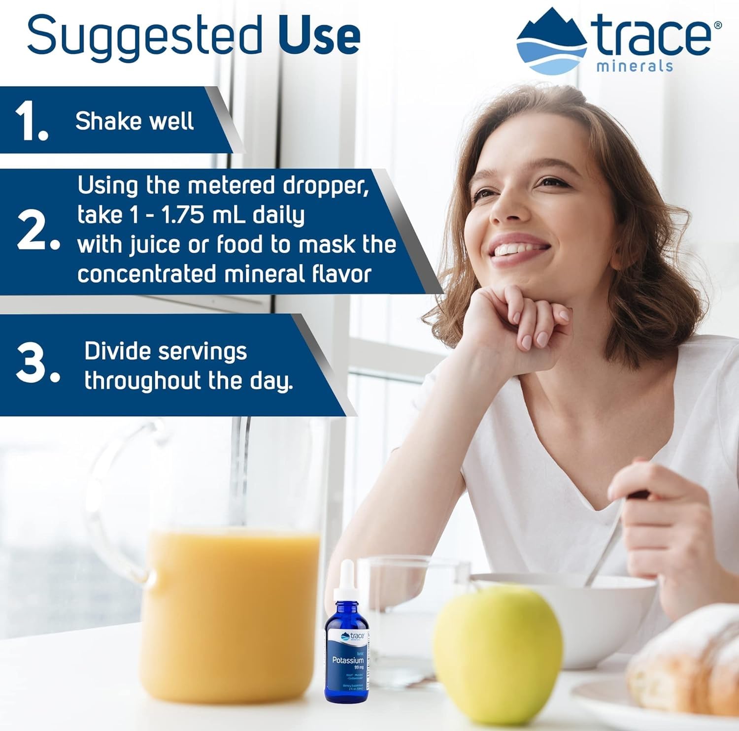 Trace Minerals Potasio Ionic: apto para dieta cetogénica y vegetariana