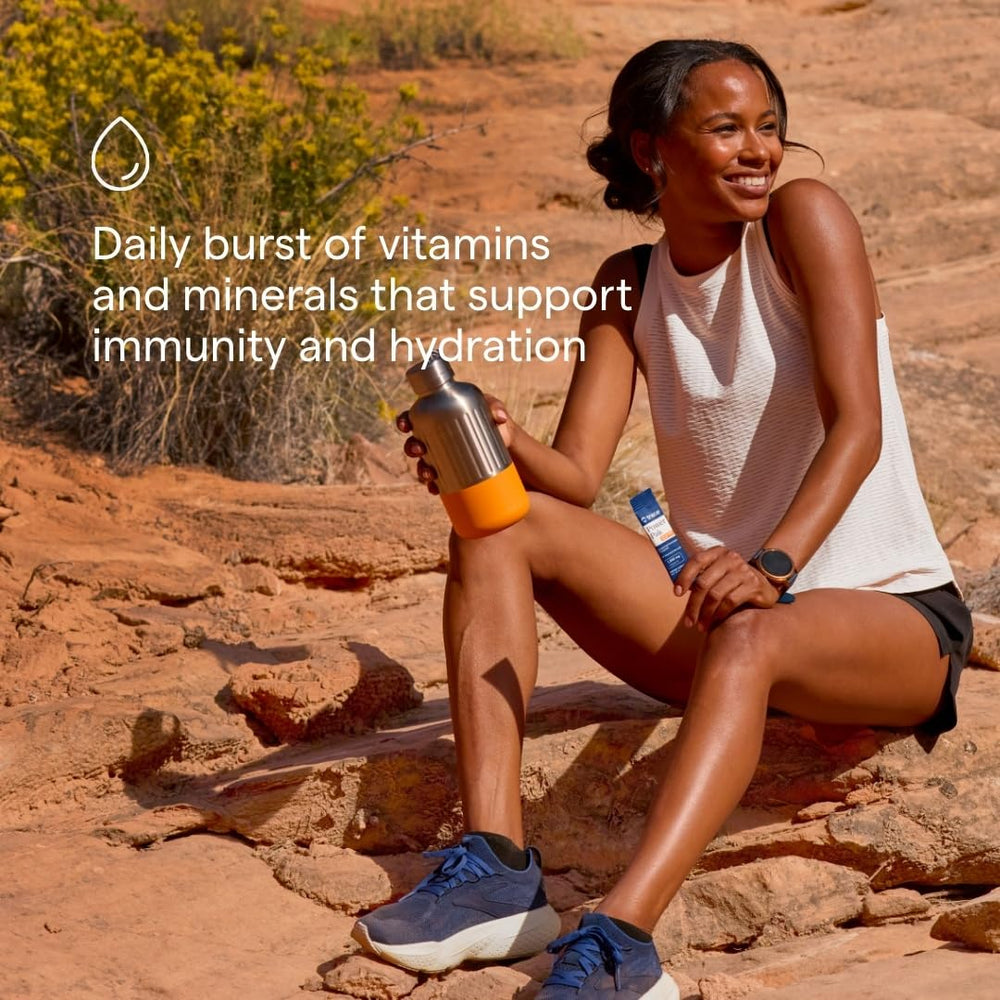 Trace Minerals Power Pak blueberry pomegranate packet blends flavor with minerals for vitality.