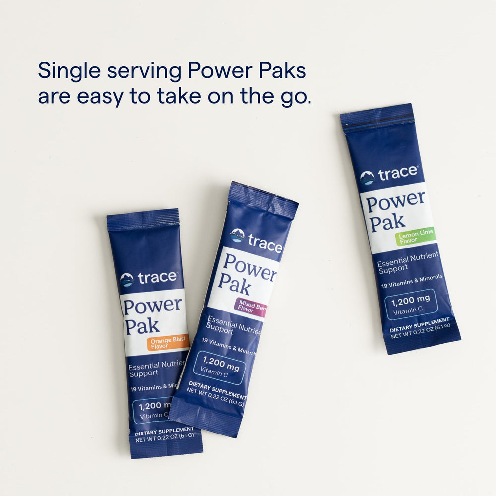 Trace Minerals Power Pak ingredients list highlights 70+ minerals.