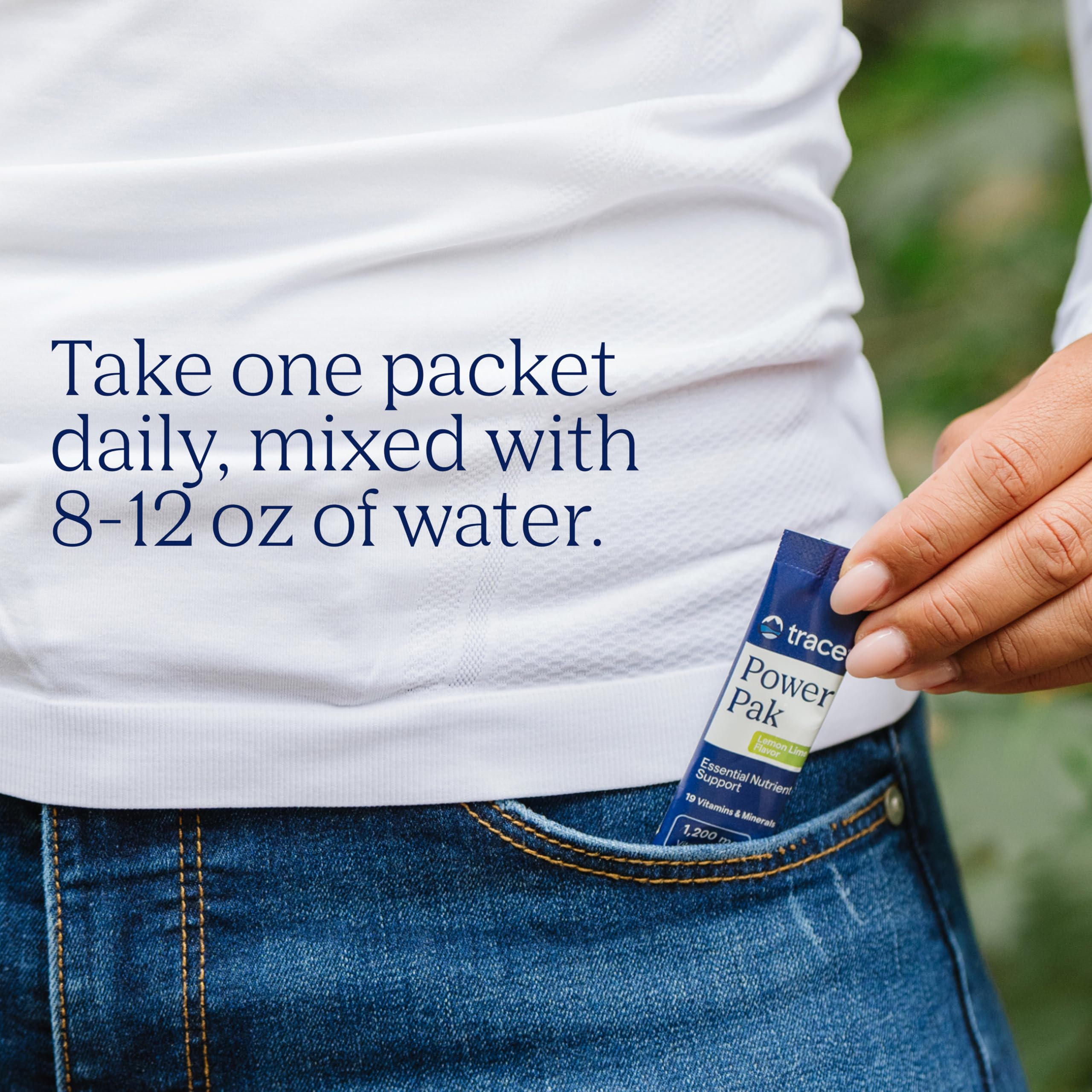 Lemon-lime Power Pak dissolves in water to refresh hydration with minerals.