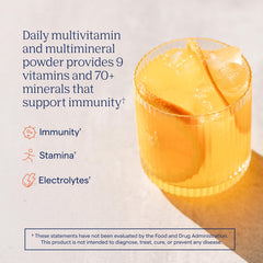 Trace Minerals Power Pak orange blast canister with convenient daily mineral mix
