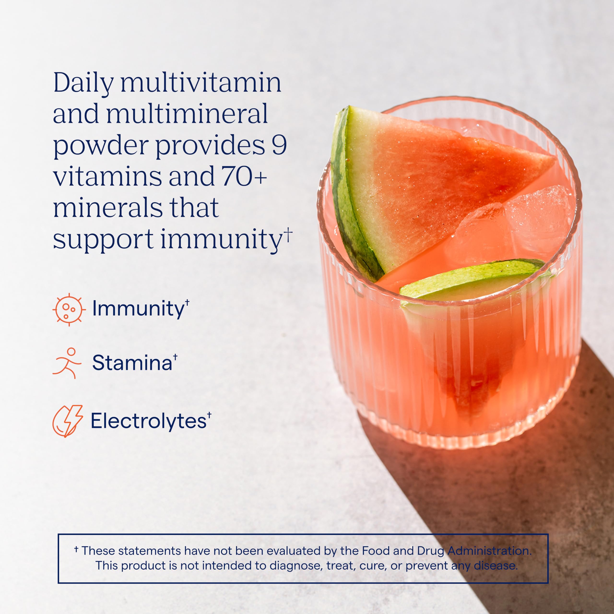 Trace Minerals Power Pak packet label front showing mineral blend and vitamin C.