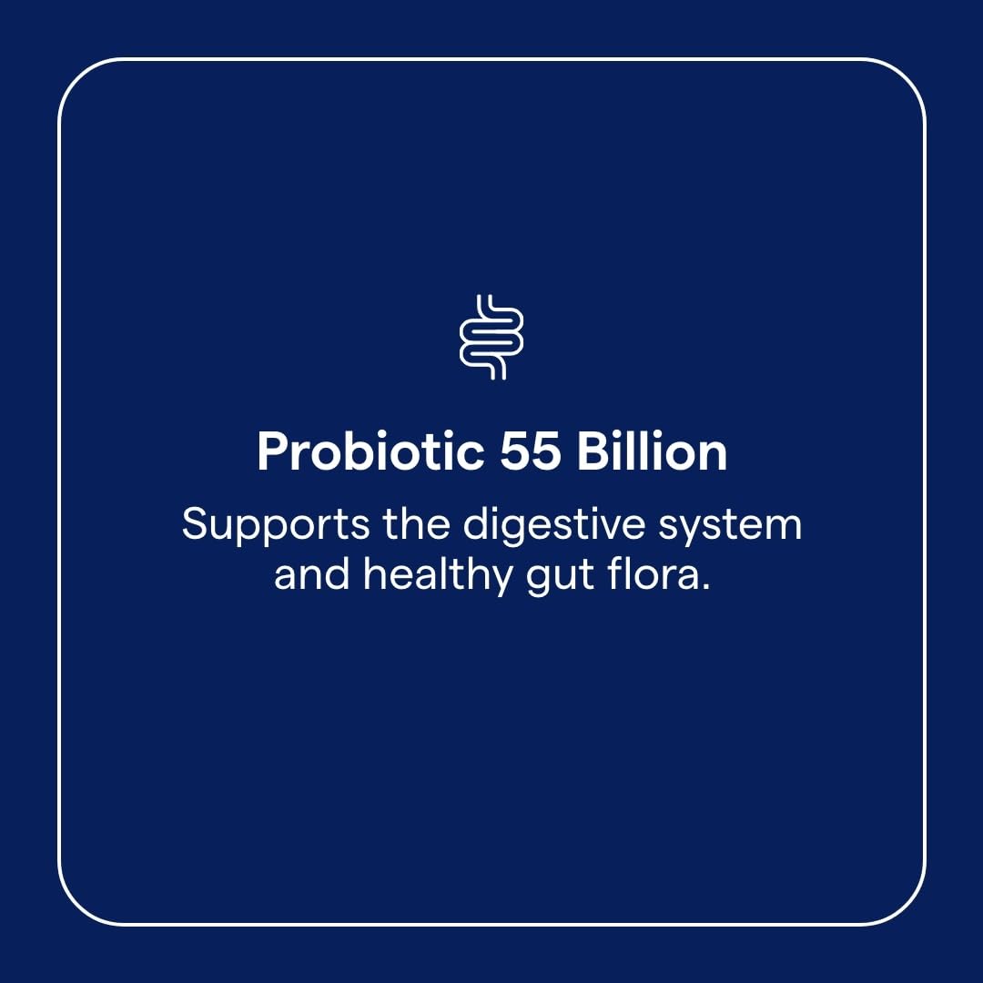 Trace Minerals Probiotic 55B bottle with capsules ready for daily use