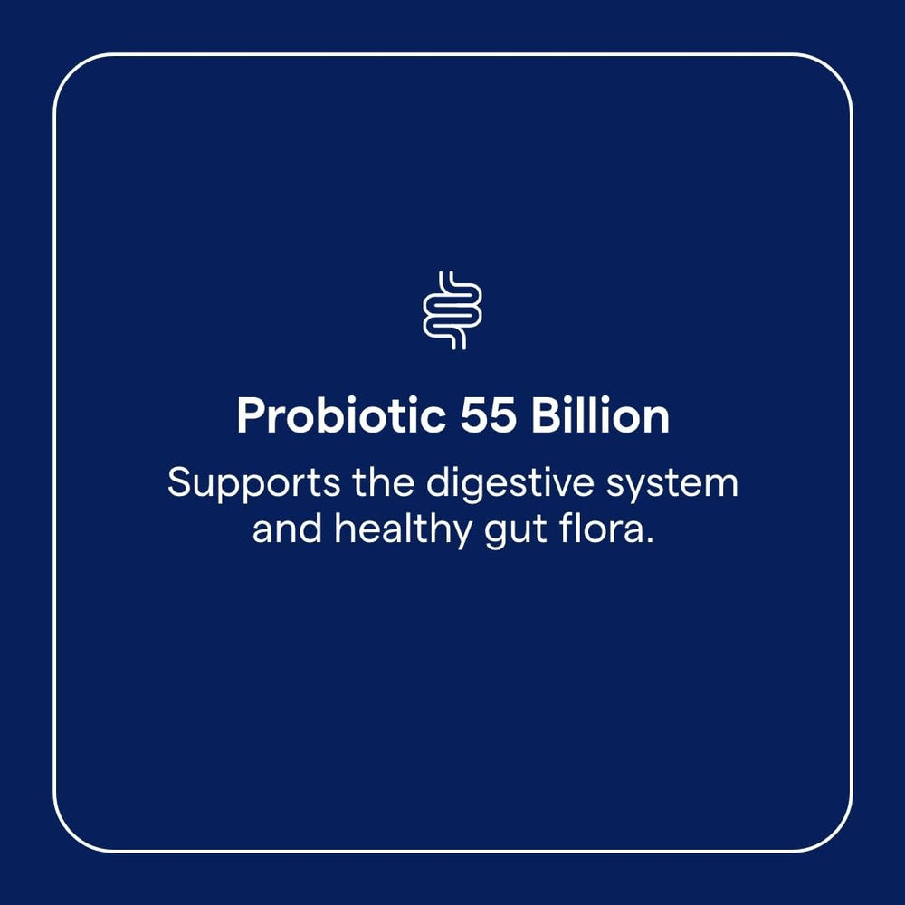 Trace Minerals Probiotic 55B bottle with capsules ready for daily use