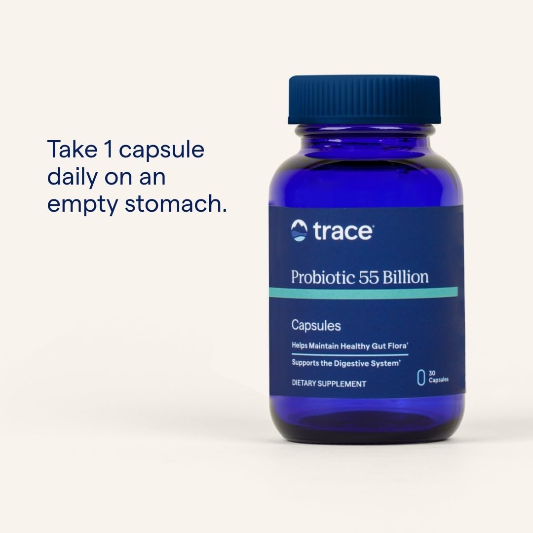 Trace Minerals Probiotic 55B USA-sourced production emphasis on quality and sustainability