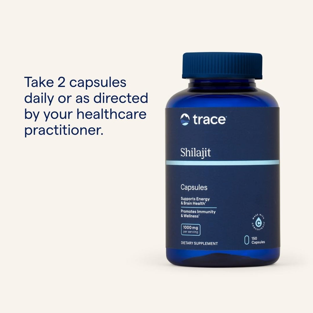 Trace Minerals Shilajit Capsules provide immune support for everyday activity.