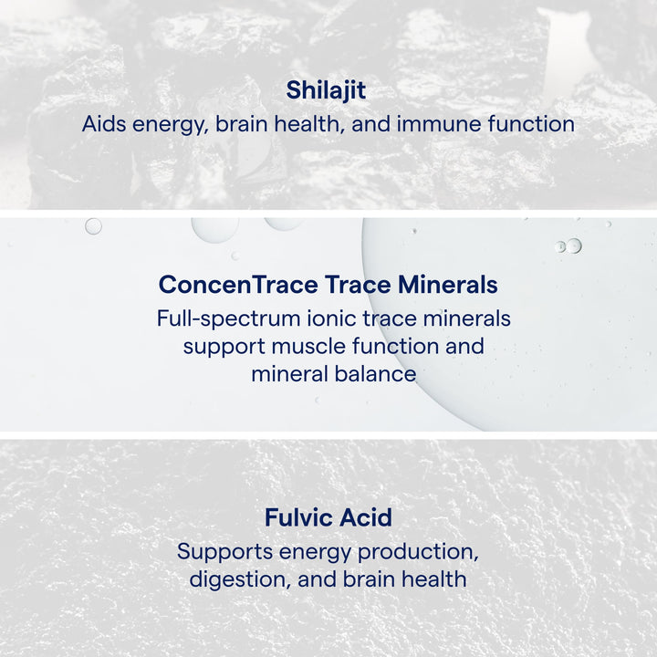 Trace Minerals Shilajit Honey Sticks tea-dissolve on spoon for digestive-friendly use
