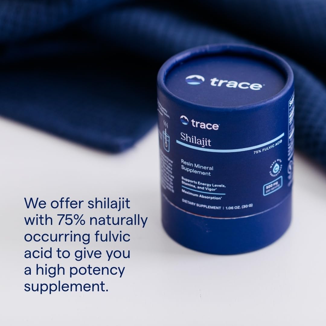 Trace Minerals Shilajit Resin with tea or milk shows versatile daily ritual use