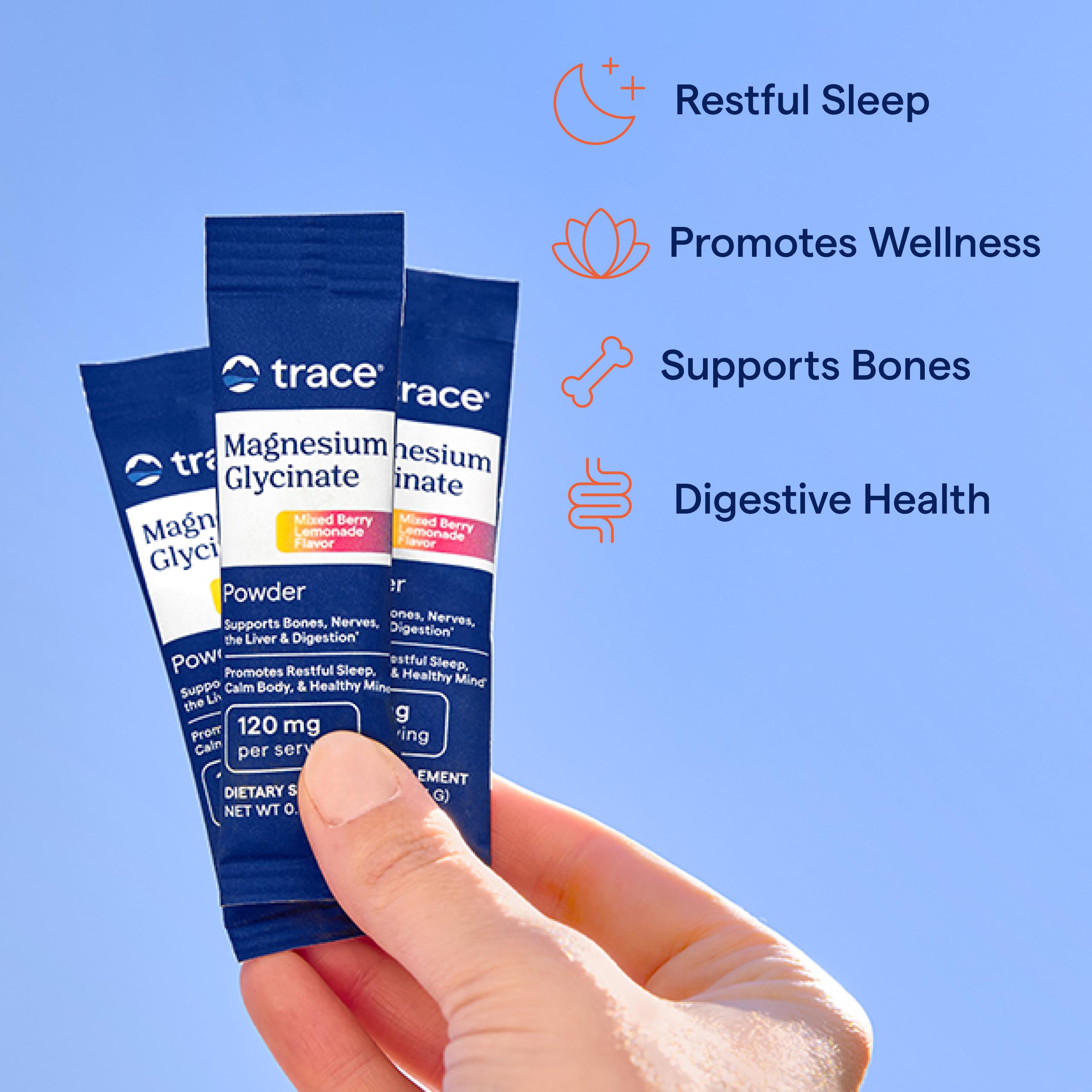 Trace Minerals Travel Stick Pack demonstrates easy carry during trips.