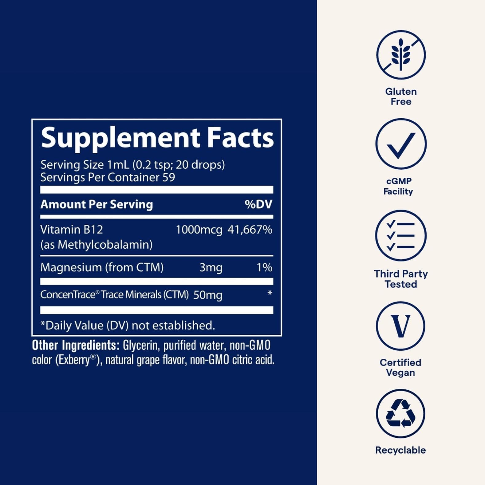 Trace Minerals USA quality testing ensures purity and potency.