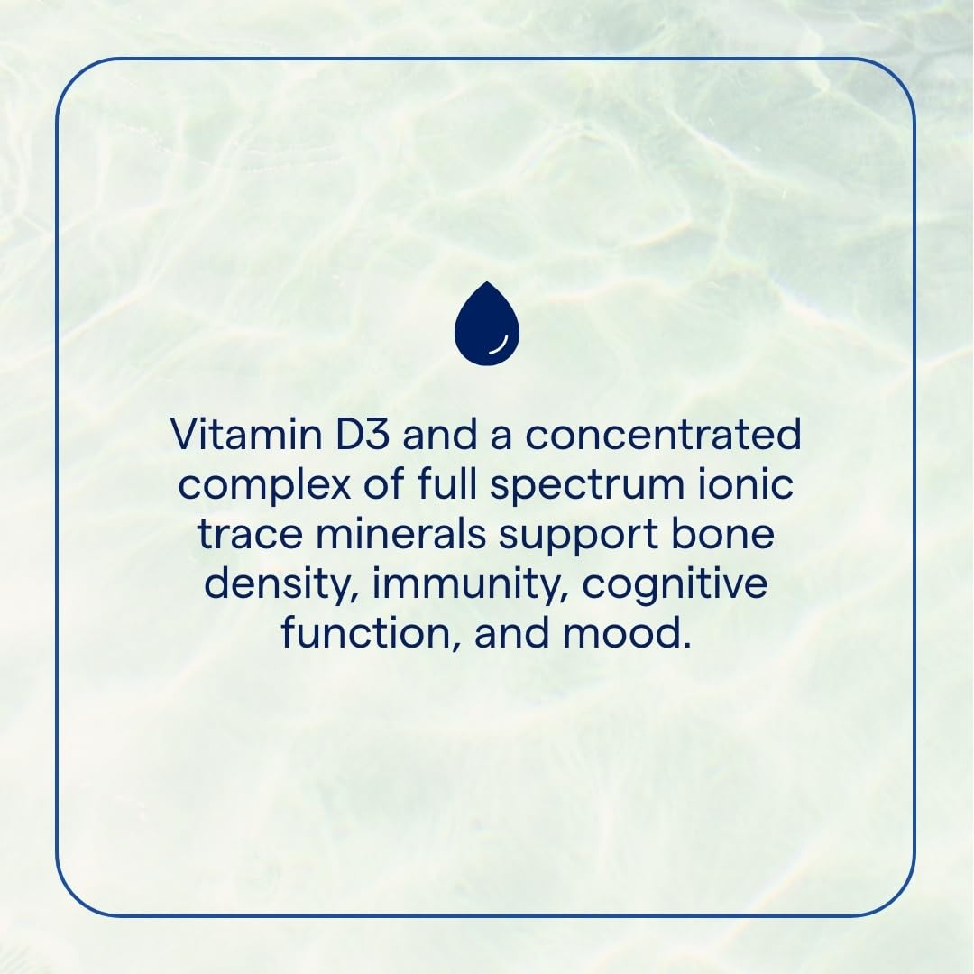 Trace Minerals Vitamin D3 pour illustrates quick absorption for everyday immune support