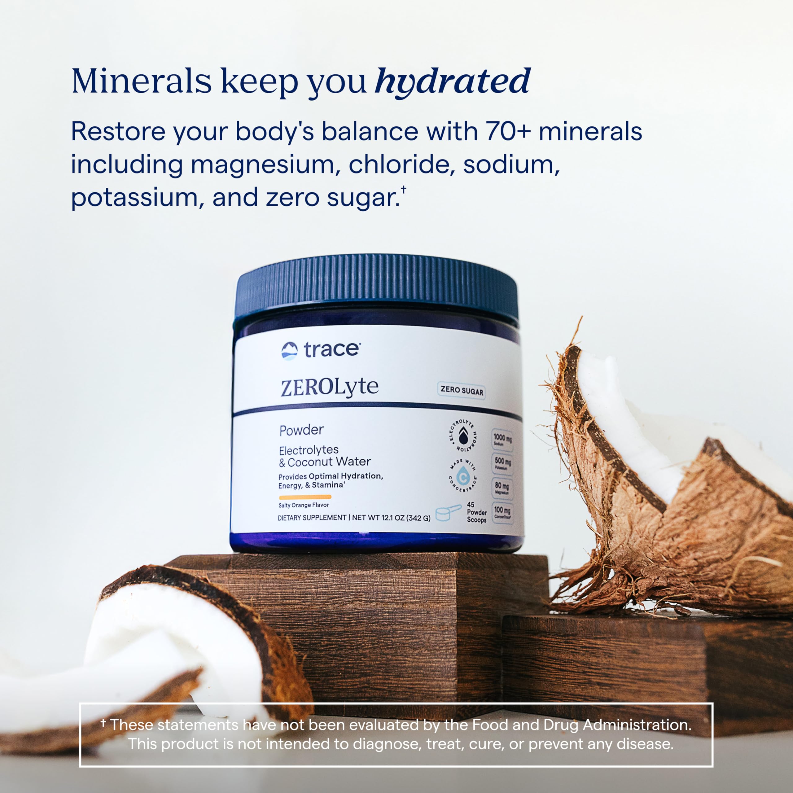 Trace Minerals ZeroLyte on-the-go packet ready for sugar-free electrolyte boost