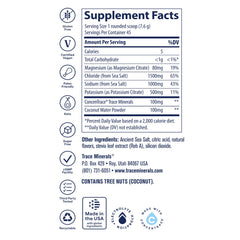 Trace Minerals ZeroLyte salty orange bottle shown for convenient daily electrolyte support