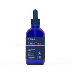 Trace Minerals ConcenTrace bottle with pour for easy hydration and remineralization.