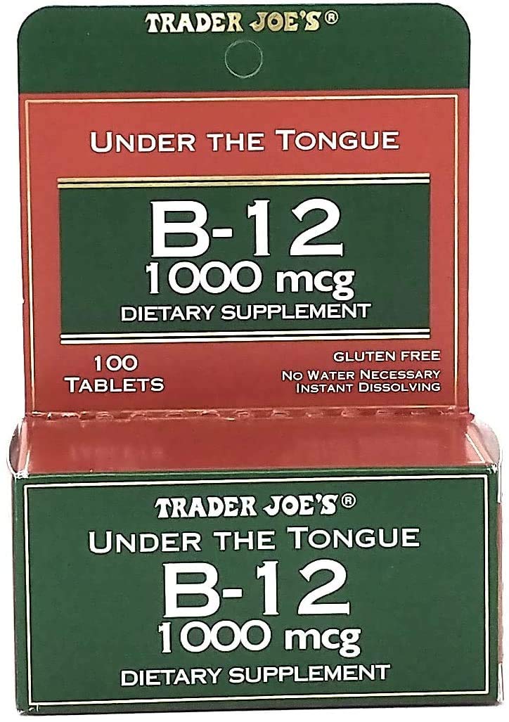 B12 de Trader Joe's, solución sublingual rápida sin agua.