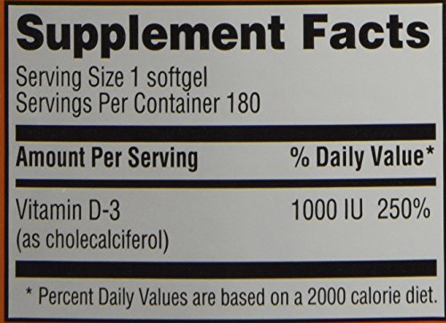 Trader Joe's Vitamin D-3 1000IU bottle in light-protected packaging preserves potency
