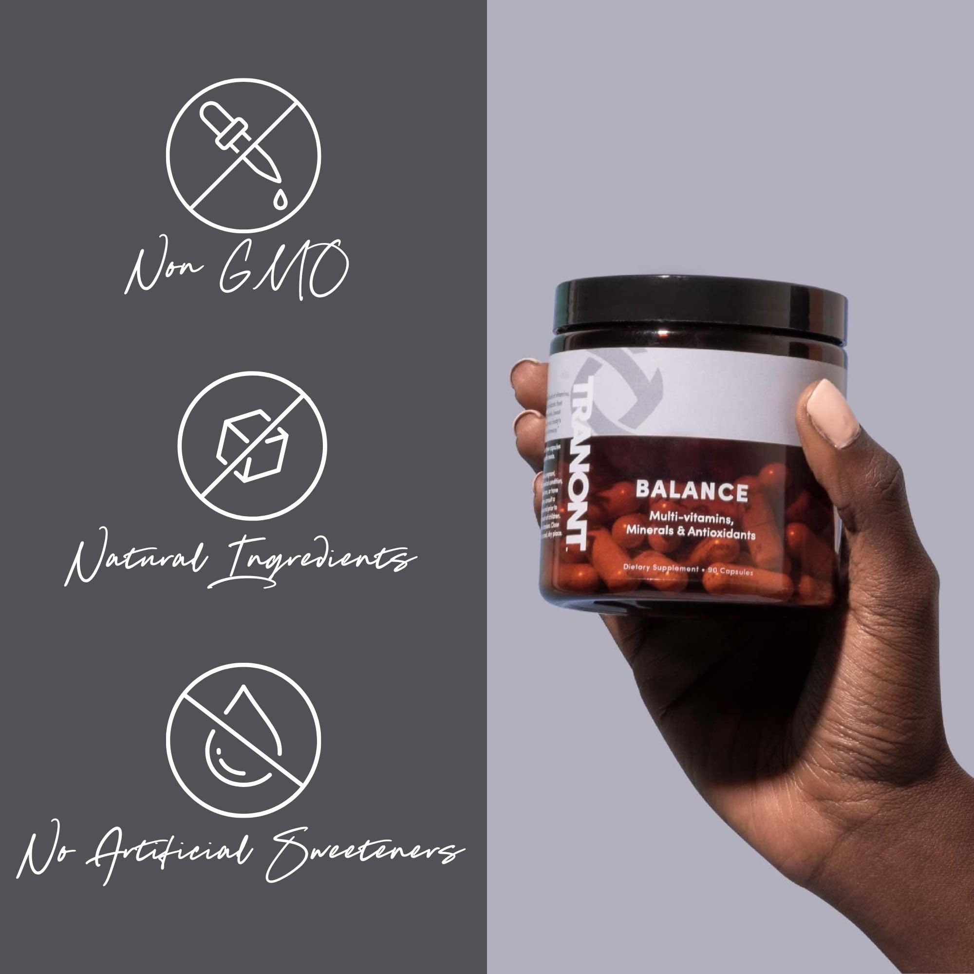 Tranont Balance gluten-free formula suitable for gluten-free diets.