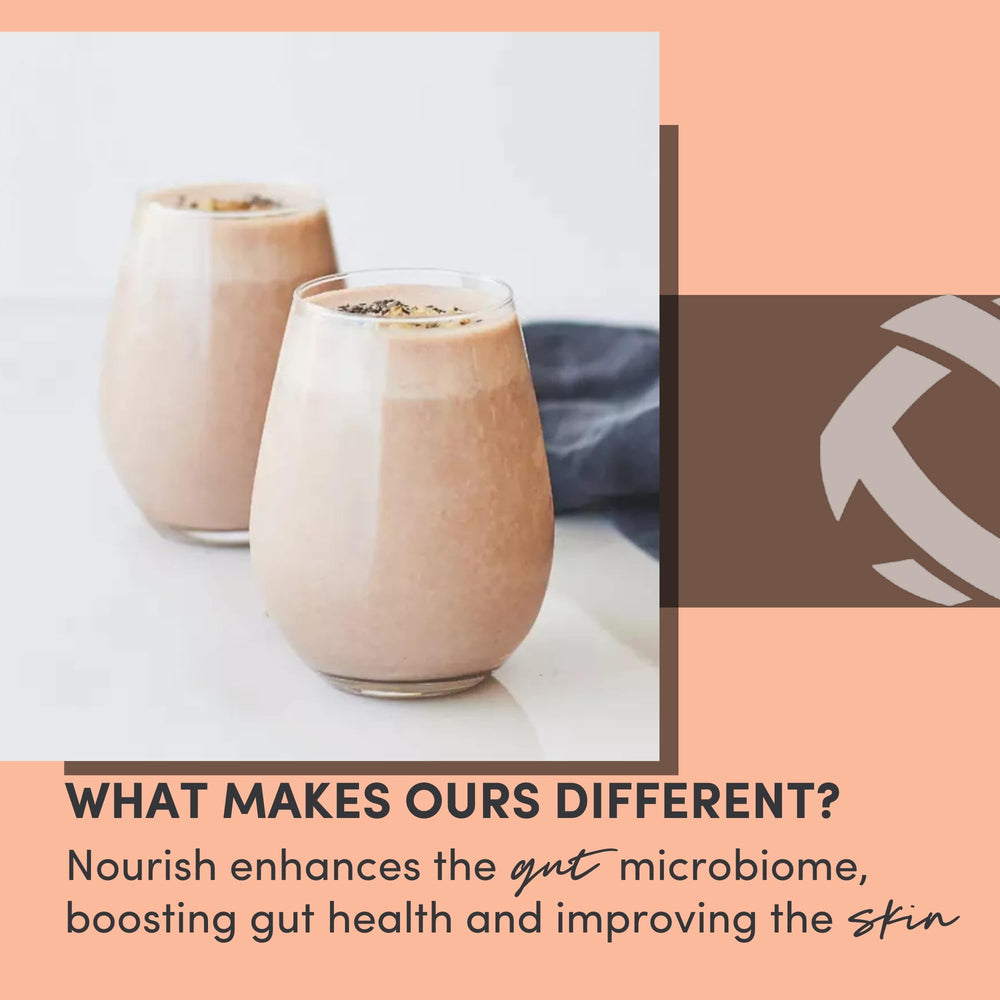 Close-up of Tranont Nourish GOS powder with premium ingredients