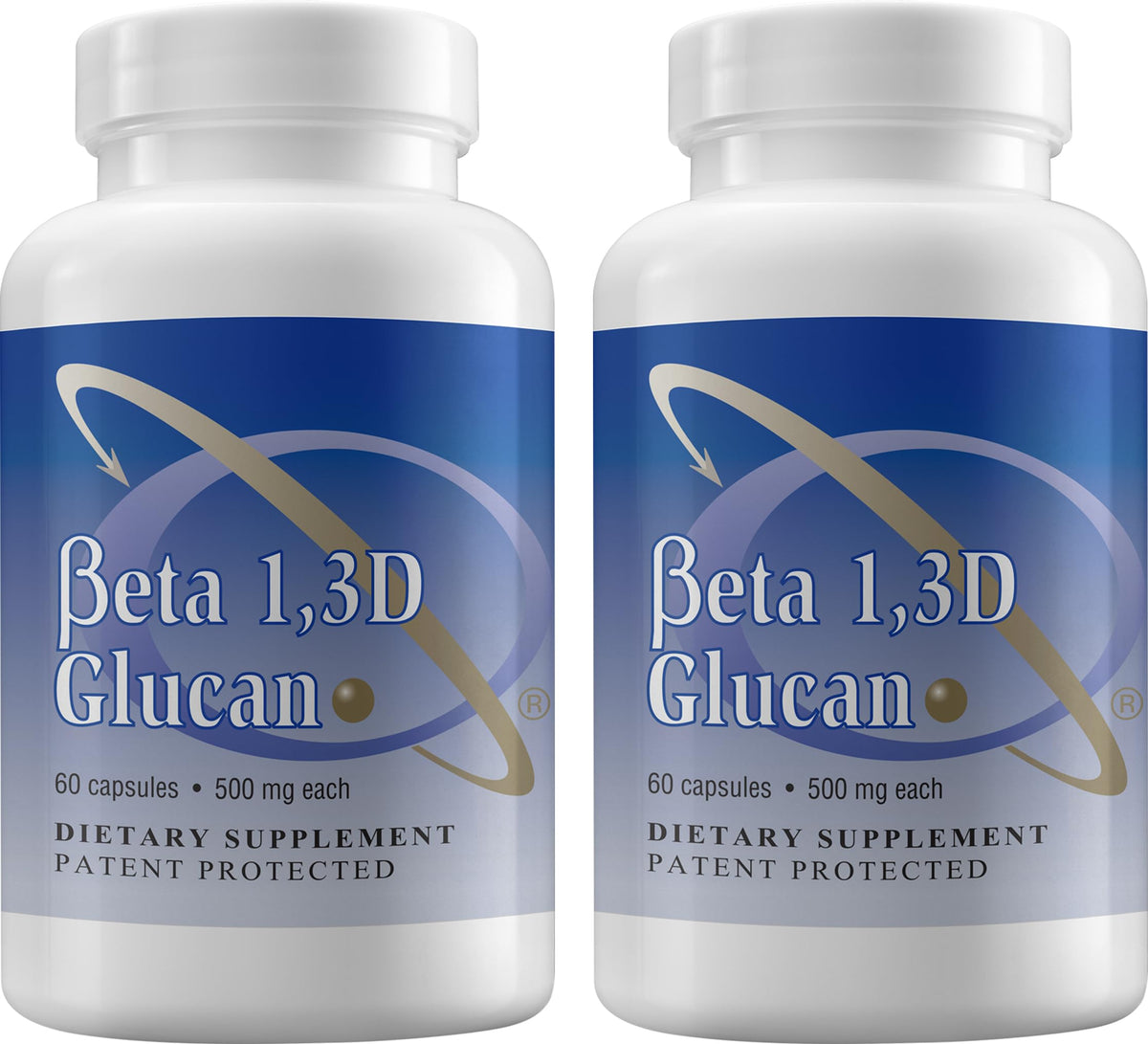 Transfer Point beta-1,3D glucan capsules in bottle highlight immune support potential.