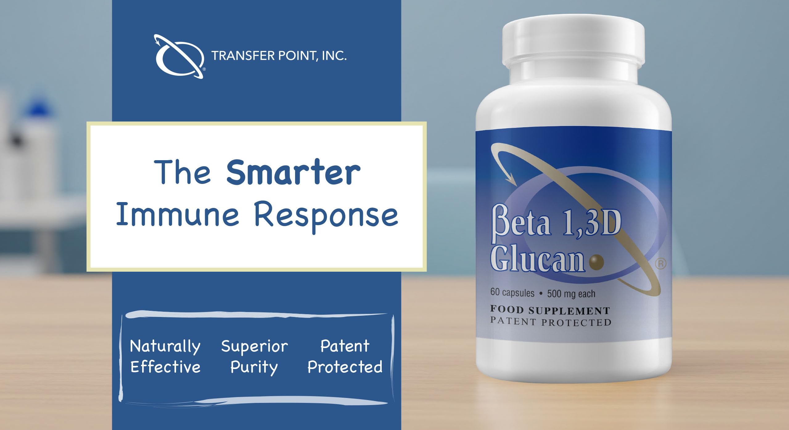 Transfer Point pet-ready beta glucan capsules suitable for dogs and horses