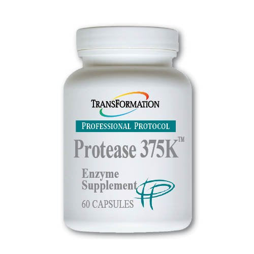 TRANSFORMATION Genesis bottle front with protease 375k for protein digestion support