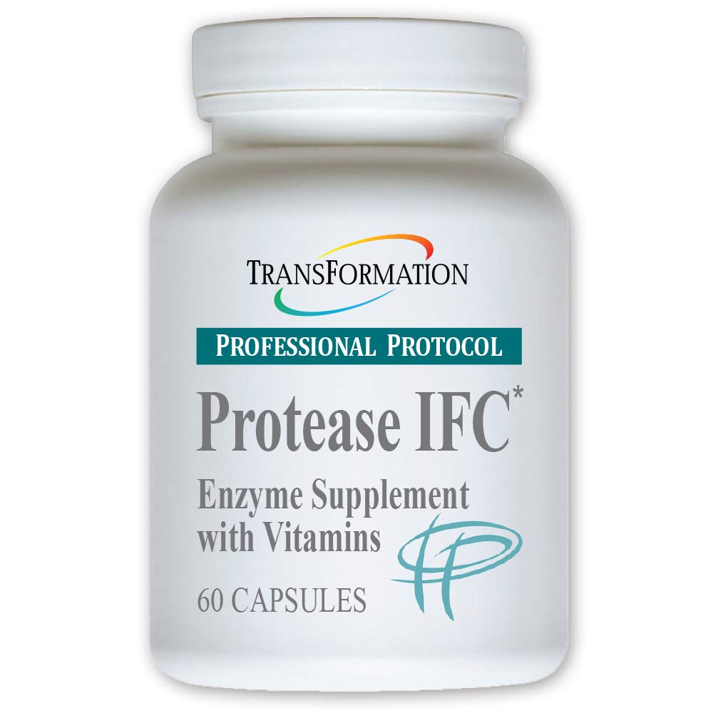 Transformation Genesis bottle front view highlighting enzyme-based health support